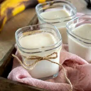 petites crèmes à la banane