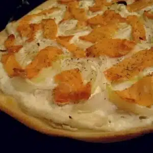 tarte flambée au saumon fumé