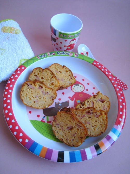 Cake coquillettes jambon