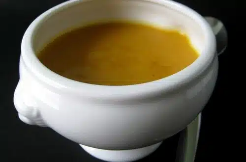 Velouté de lentilles corail aux carottes