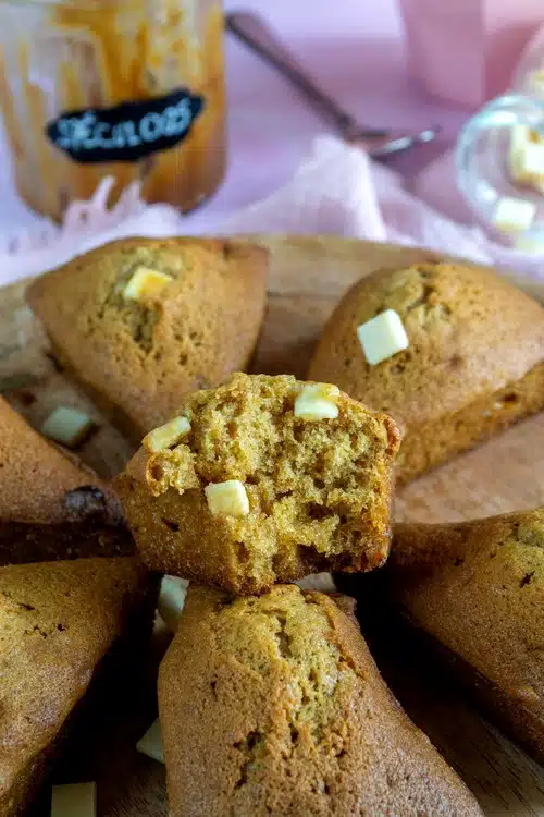 Mini cakes spéculoos chocolat blanc
