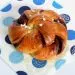 Petits pains briochés au lait de coco et crème de cacao
