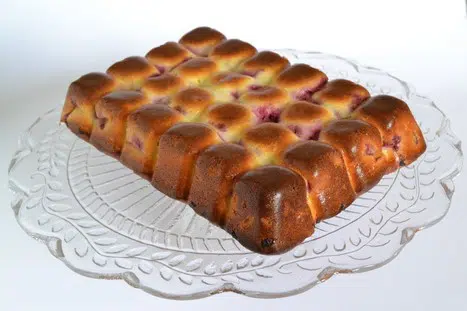 gâteau chocolat blanc framboises