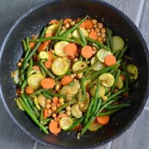 Légumes aux épices douces