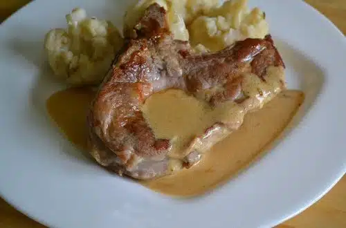Côtes de porc au cidre