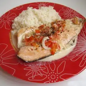 Filets de truite au pastis en papillotes