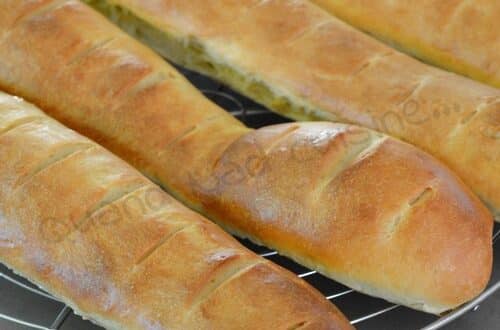 baguettes viennoises aux pépites de chocolat blanc