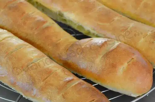 baguettes viennoises aux pépites de chocolat blanc