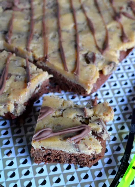 Brownie à la cookie dough