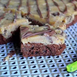 Brownie à la cookie dough