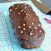 Cake aux poires nappé de chocolat