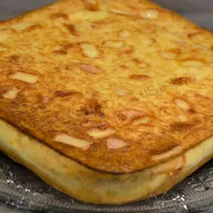 Clafoutis aux lardons et au maroilles