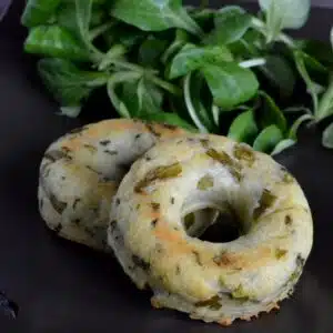donuts pommes de terre et haricots verts