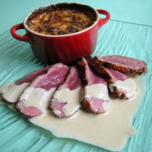 filet de canard sauce foie gras