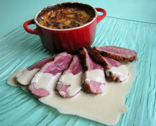 filet de canard sauce foie gras