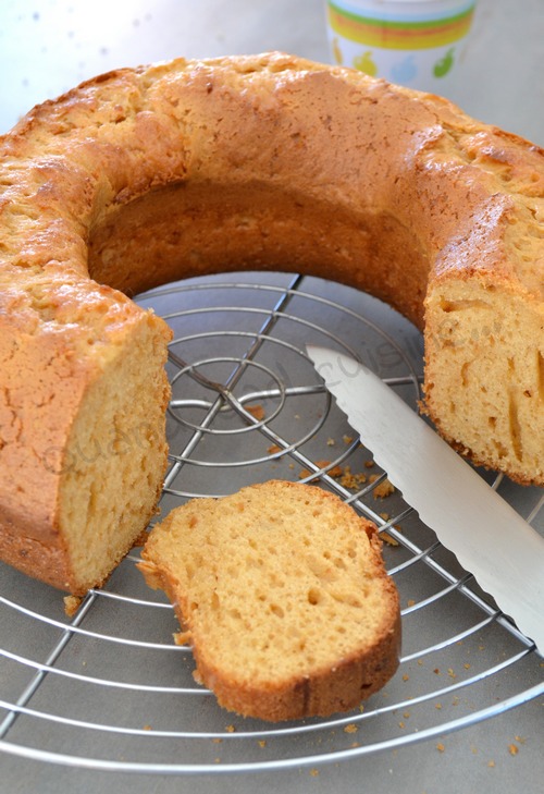 gâteau au yaourt et caramel au beurre salé