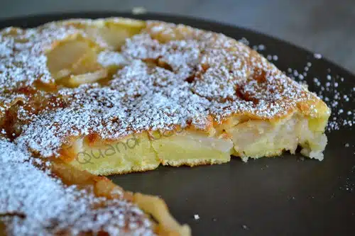 gâteau aux pommes à la poêle