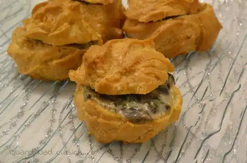 Gougères aux escargots