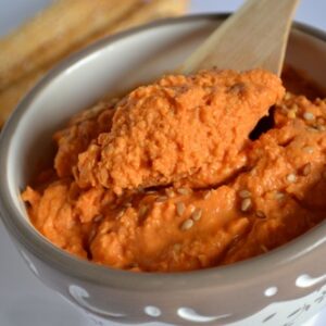 houmous aux poivrons