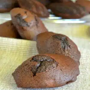 madeleines au chocolat