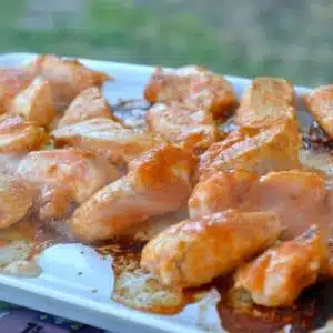 poulet mariné au ketchup