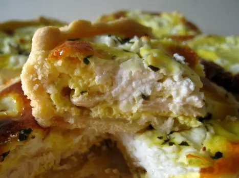 Quiches au poulet et chèvre frais