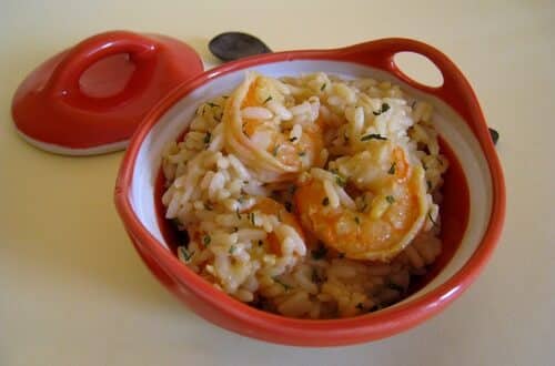 Riz aux crevettes coco curry madras