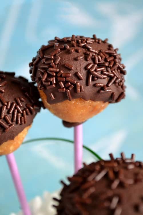 shortbread pops au caramel