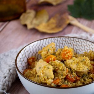 one pot quinoa au poulet au citron