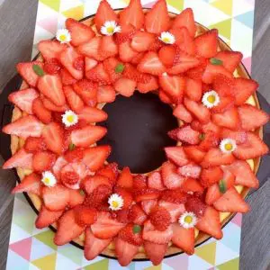 tarte aux fraises couronne