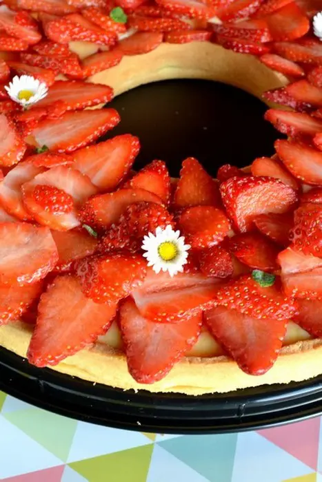 tarte aux fraises couronne