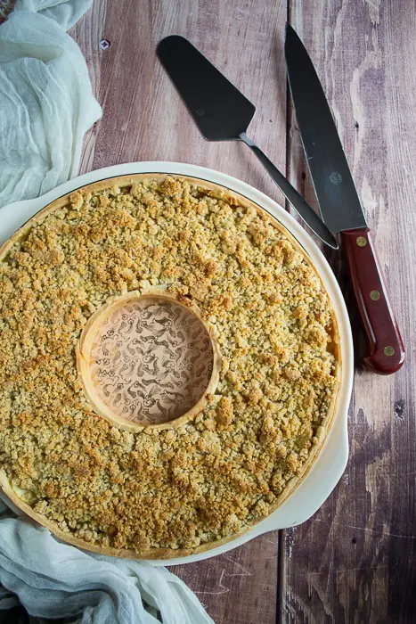 Tarte crumble aux pommes