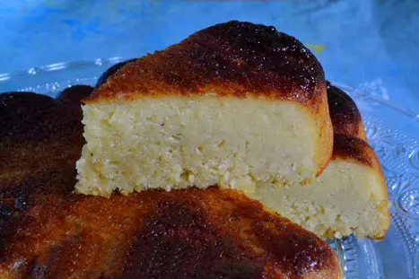 Fondant léger aux pommes mixées