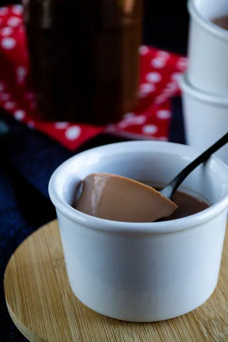 Petits flans au Nutella