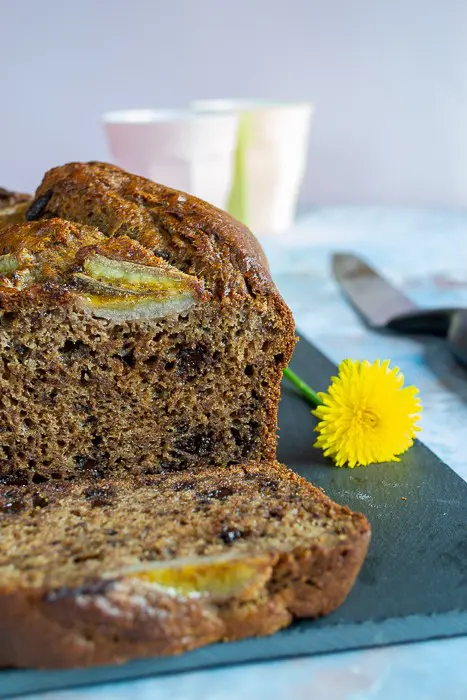 banana bread noix et chocolat