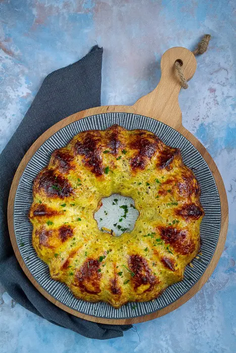 Gâteau de légumes au bacon