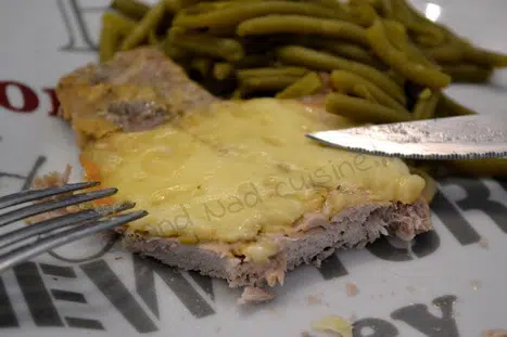 Côtes de porc à la raclette