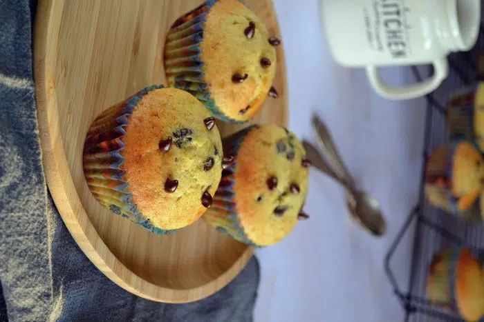 Muffins aux pépites de chocolat