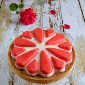 Tarte entremets à la mousse de fromage blanc
