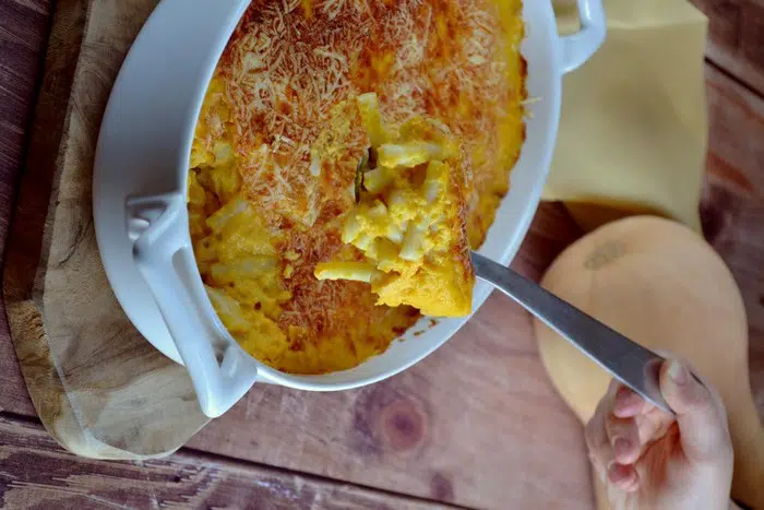Mac and cheese à la butternut