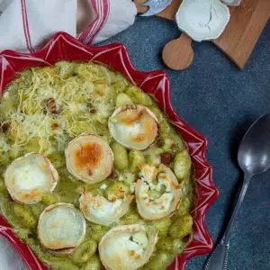 gratin de gnocchis au pesto