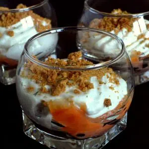 verrines de truite fumée au mascarpone