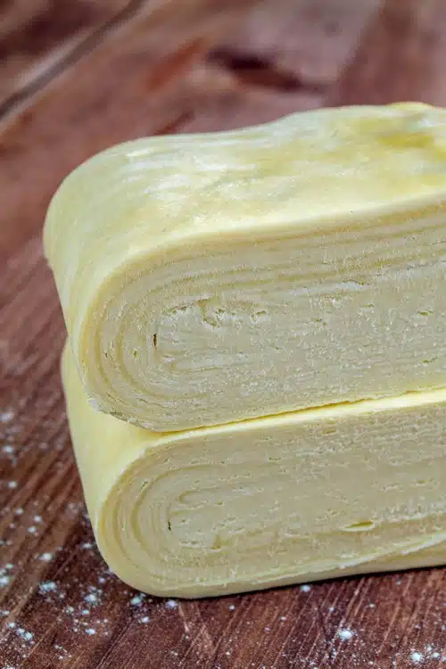 pâte feuilletée inversée