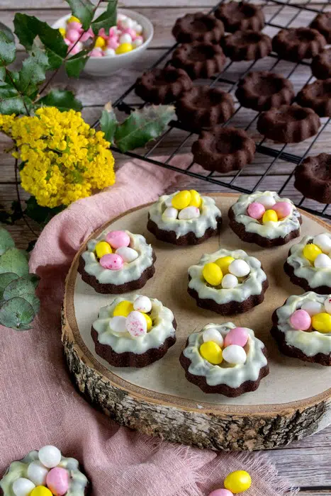 financiers de Pâques au chocolat