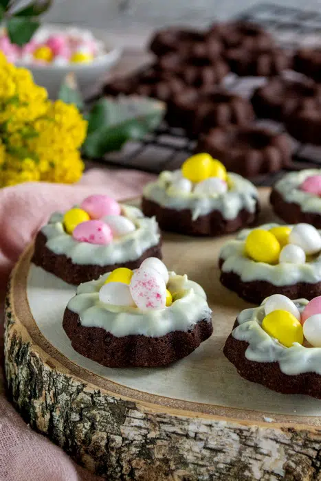 financiers de Pâques au chocolat