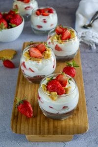 coupes fraîcheur aux fraises