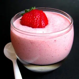Mousse de fraises au mascarpone