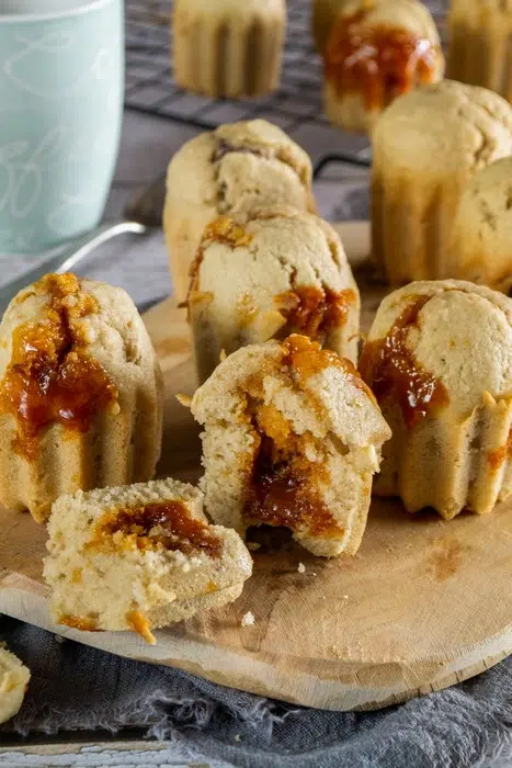 Muffins coeur coulant au caramel