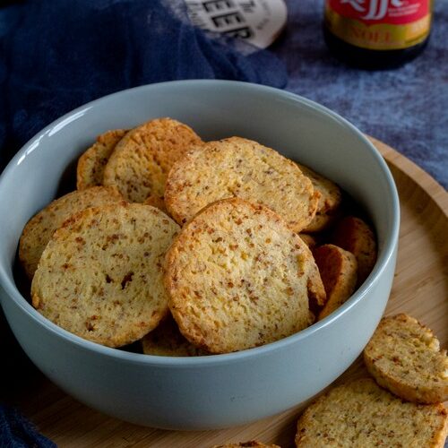 Biscuits apéro parmesan et graines de sésame - Les cuillères en bois
