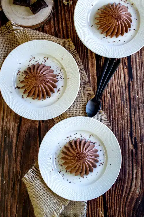 panna cotta au chocolat